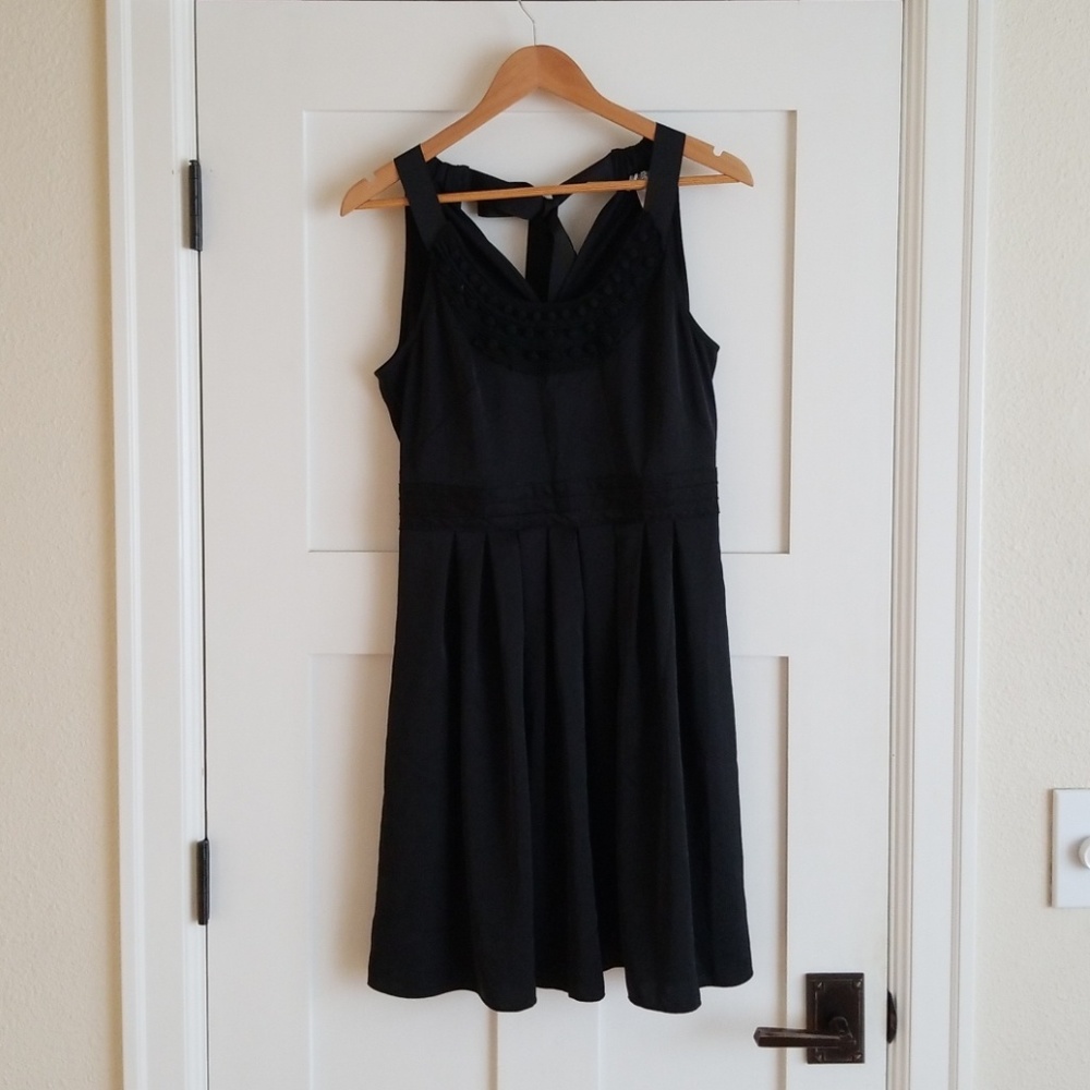 Anne Taylor Loft Black Dress